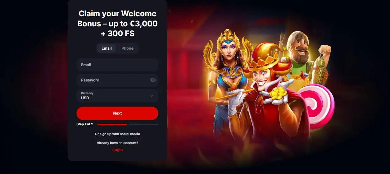 Yep Welcome bonus