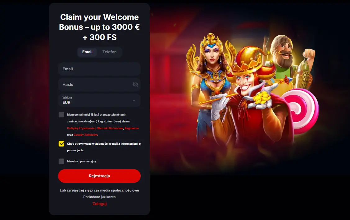 Yep Welcome bonus