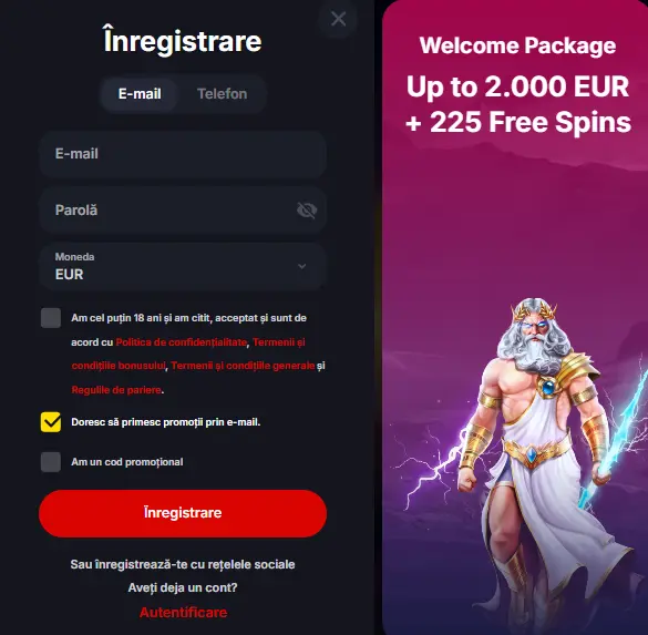 Yep casino register